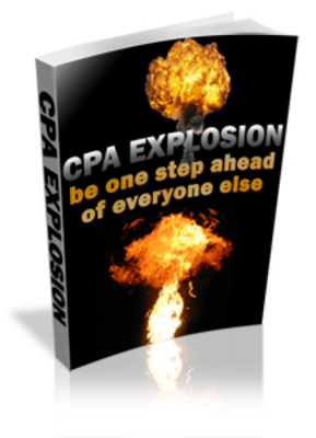Product picture CPA Explosion One Step Ahead Of Everyone Else With MRR